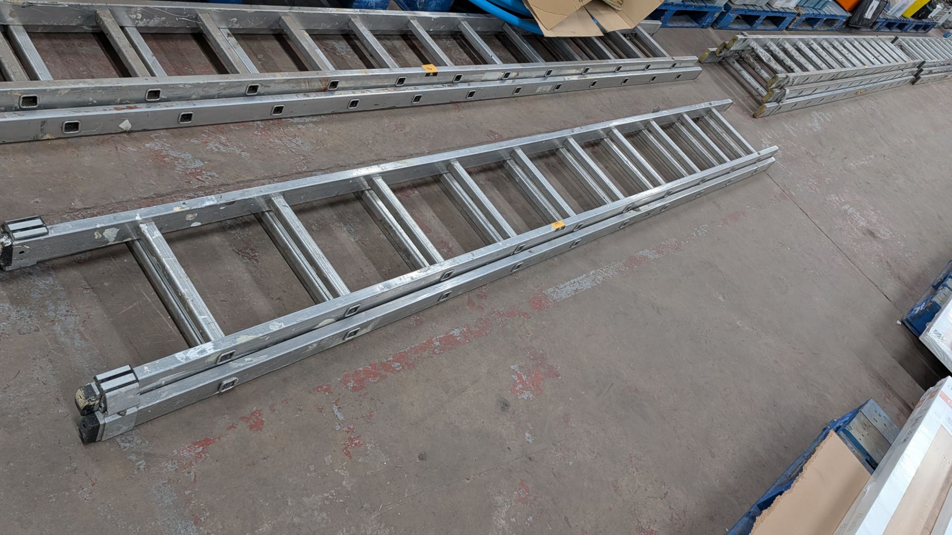 1 x Youngman 200 Double Rung Ladder, each section measuring approximately 3.07m long - Image 18 of 18