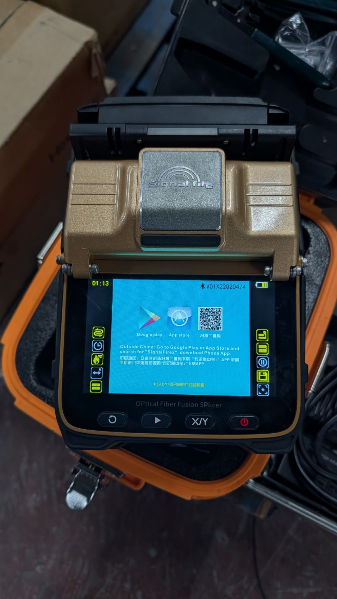 Signal Fire Optical Fiber Fusion Splicer in case. Model AI-8C - Image 11 of 23