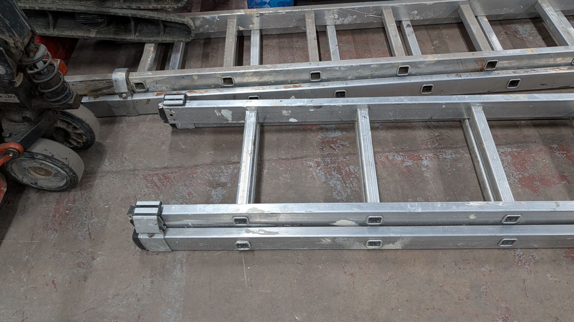 1 x Youngman 200 Double Rung Ladder, each section measuring approximately 3.07m long - Image 10 of 18