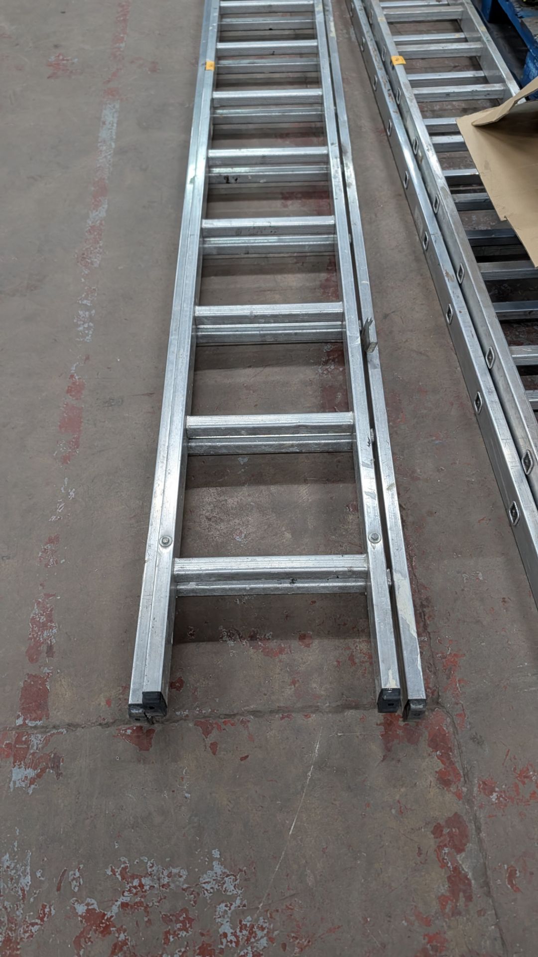 1 x Youngman 200 Double Rung Ladder, each section measuring approximately 3.07m long - Image 5 of 18