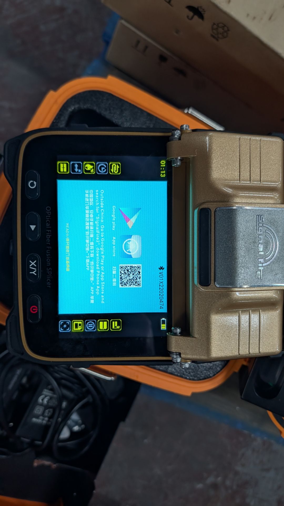 Signal Fire Optical Fiber Fusion Splicer in case. Model AI-8C - Image 8 of 23
