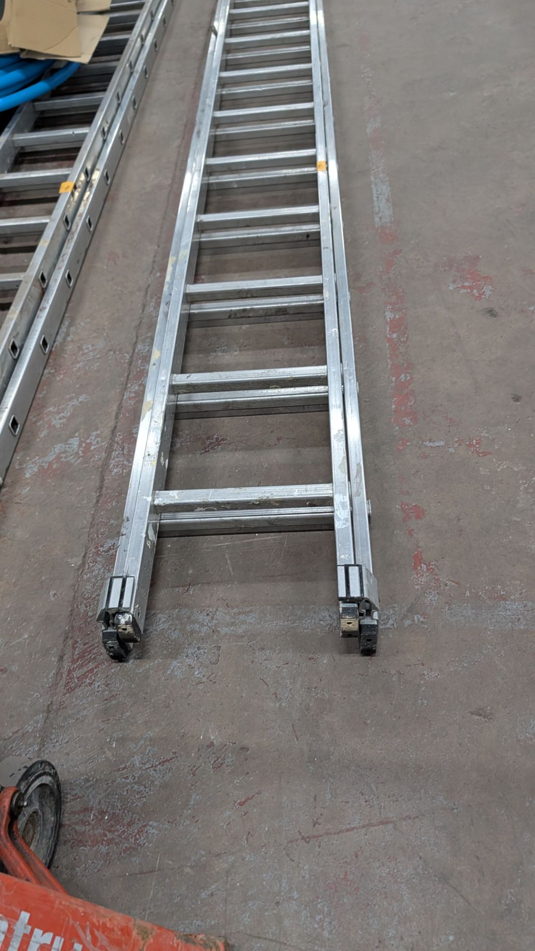 1 x Youngman 200 Double Rung Ladder, each section measuring approximately 3.07m long - Image 15 of 18