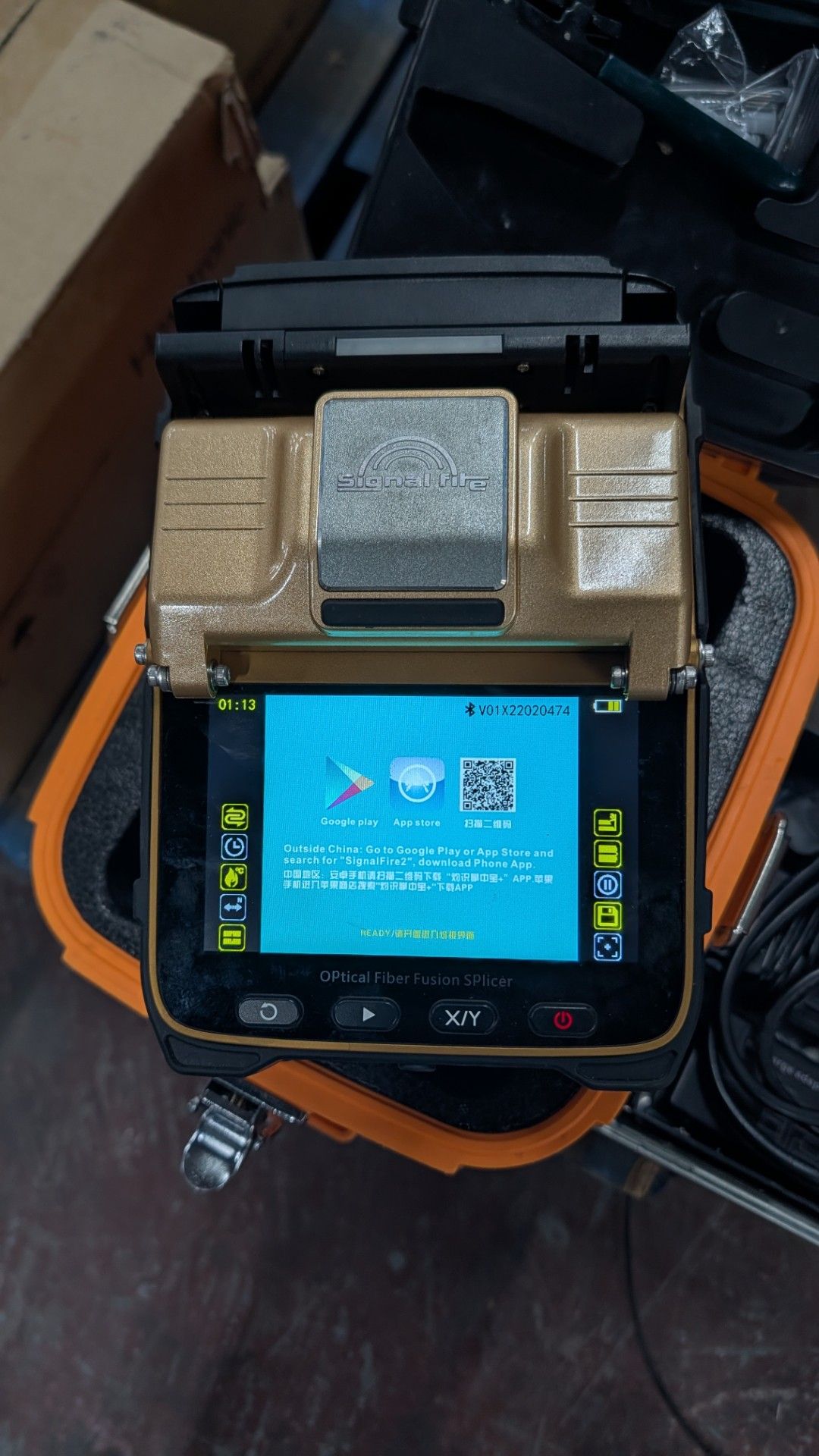 Signal Fire Optical Fiber Fusion Splicer in case. Model AI-8C - Image 10 of 23