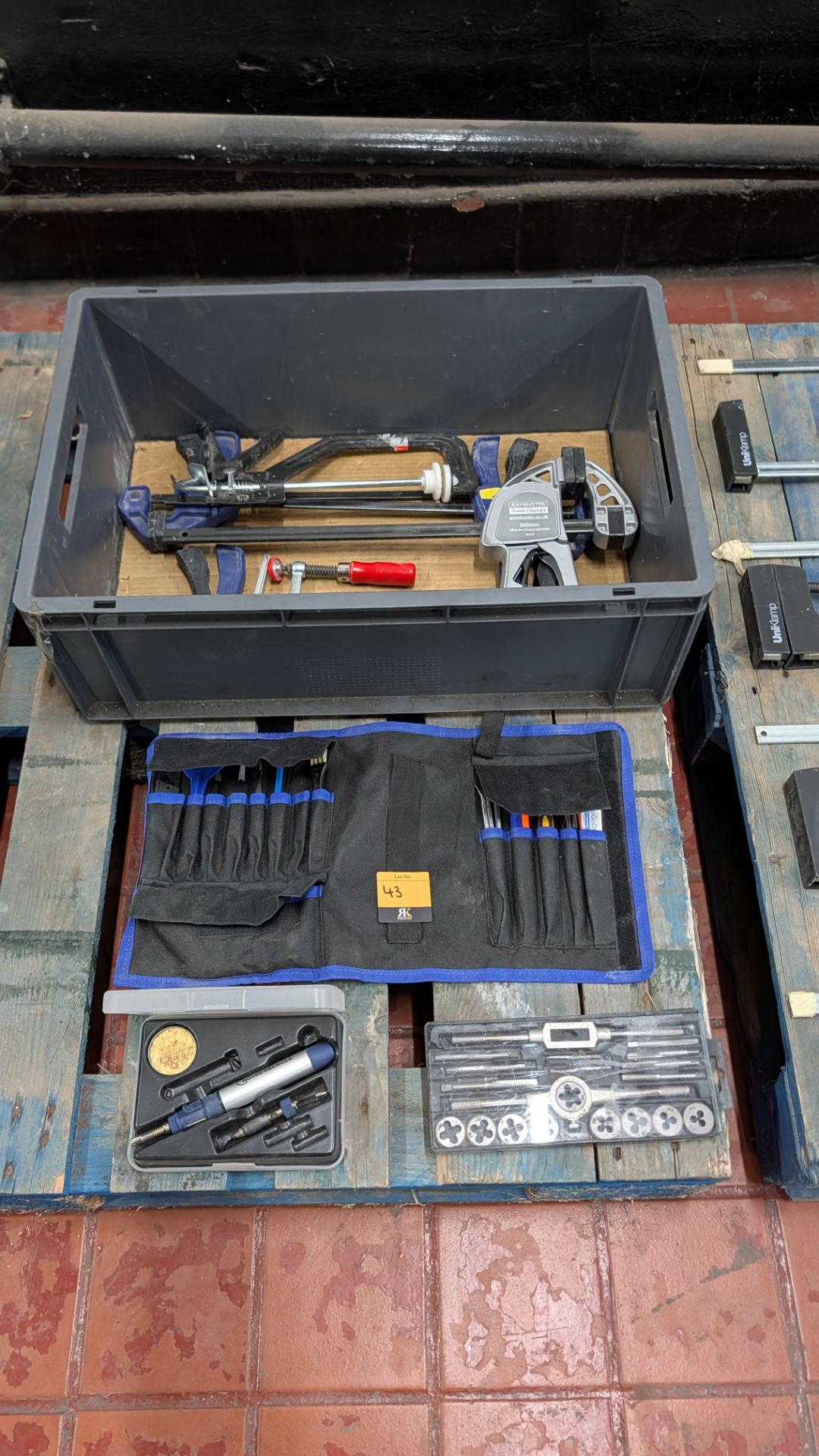 3 off Assorted Small Tool Kits. Plus 7 off Assorted Clamps. - Image 16 of 16
