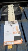Row of Assorted Lengths and Sheets of Sanding Consumables.