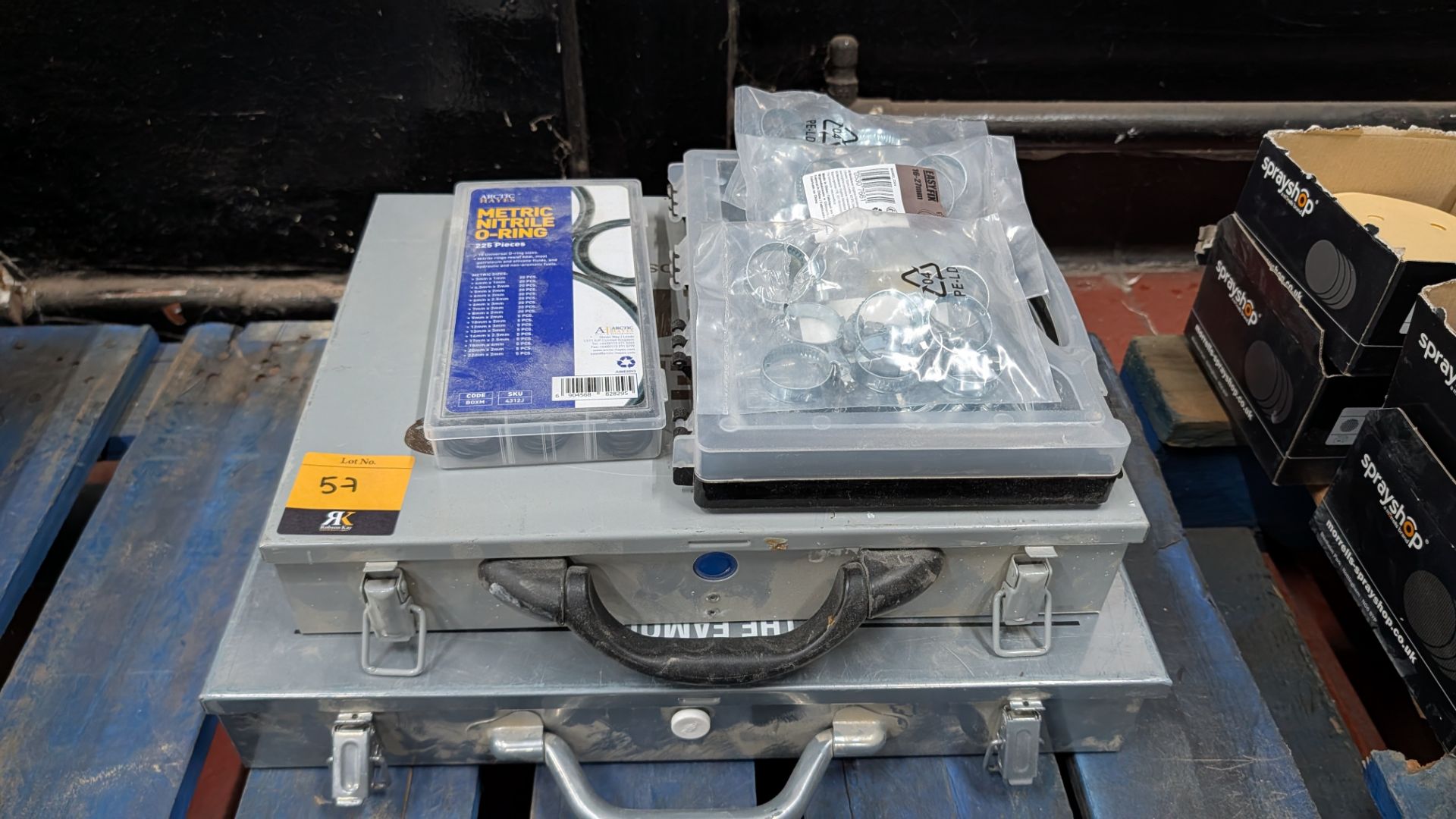 Stack of Fixings.