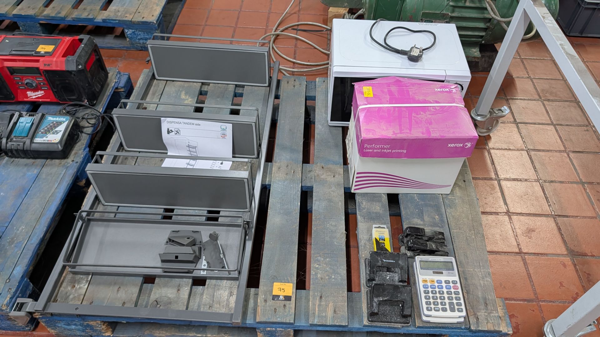 The contents of a Pallet of Miscellaneous Items including Shelving System, Office Supplies and Micro - Image 17 of 17