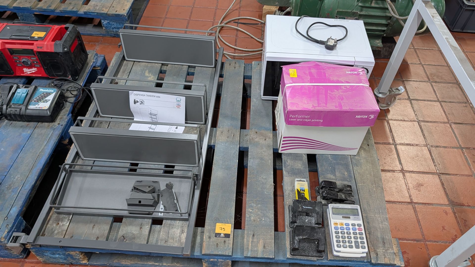 The contents of a Pallet of Miscellaneous Items including Shelving System, Office Supplies and Micro - Image 16 of 17
