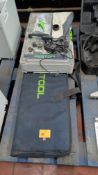 Festool Mixed Lot comprising Accessory Box, Soft Carry Case, Power Cable and more.