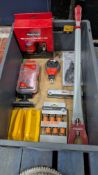 The contents of a Crate of miscellaneous Tools. NB - Crate Excluded.