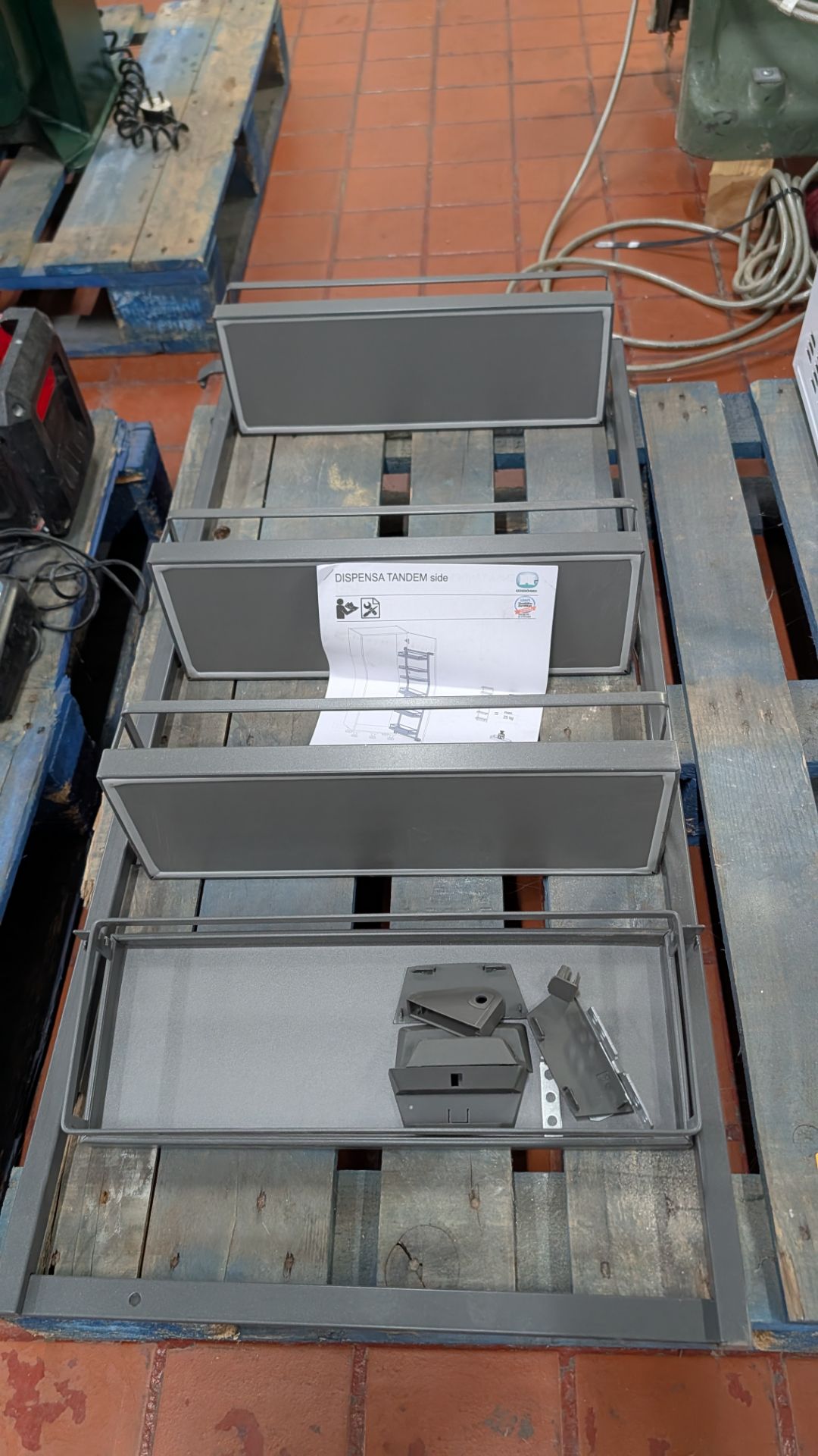 The contents of a Pallet of Miscellaneous Items including Shelving System, Office Supplies and Micro - Image 5 of 17
