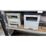 Mixed Lot comprising Panafax Heavy Duty High End Fax Machine. Model: UF-7100-EBR plus Lexmark Model: