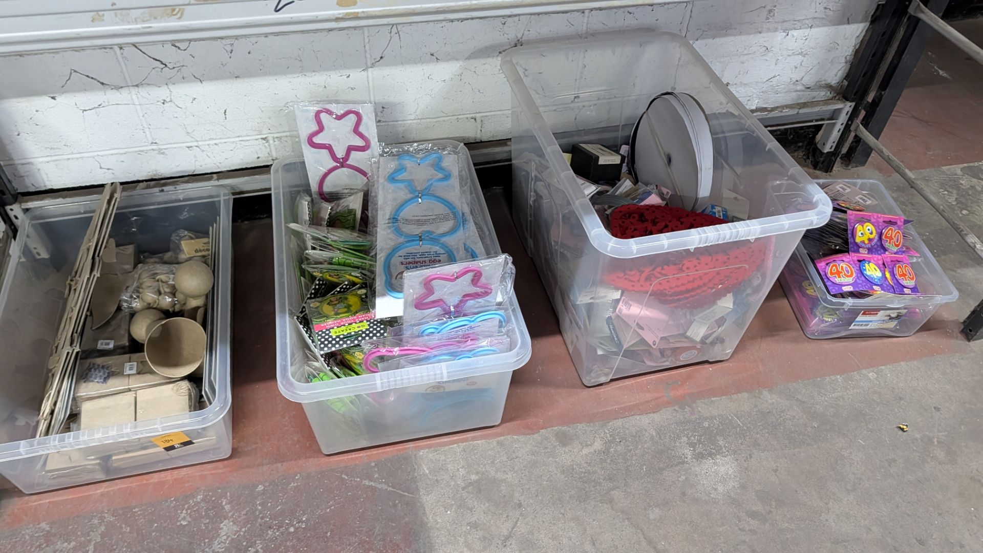 The contents of a Bay of Assorted Gift Items, Novelty’s, Craft Items and More. This lot comprises th