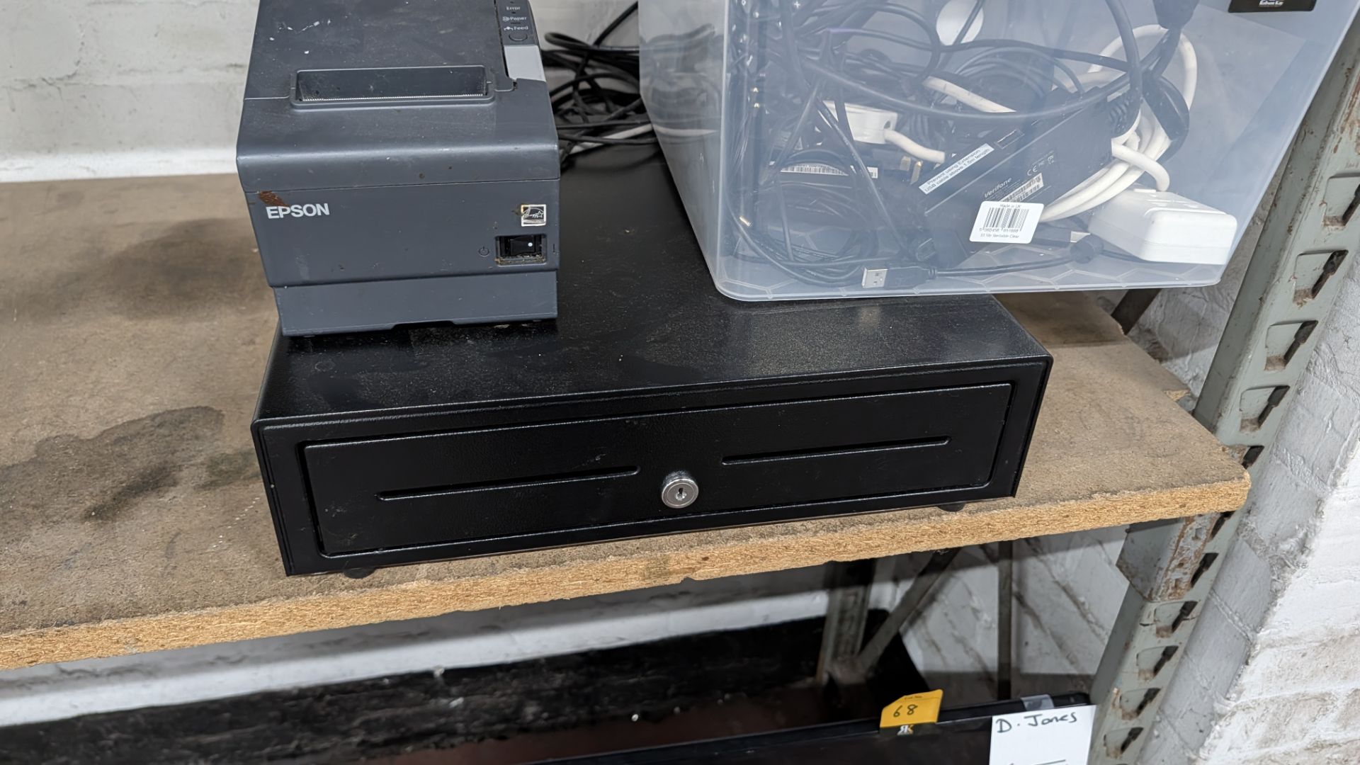 Mixed Lot comprising Cash Drawer, Power Packs, Switch, EPSOM Thermal Receipt Printer, Keyboard and m - Image 3 of 12