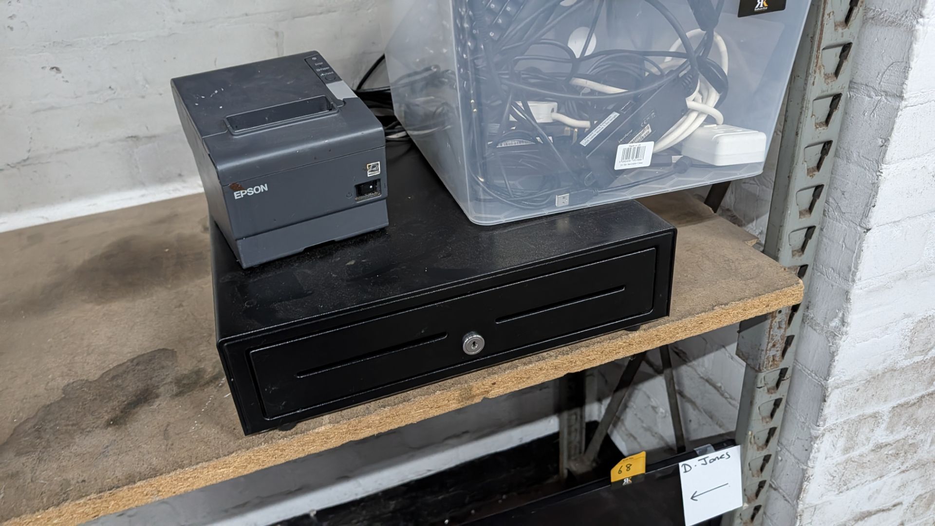 Mixed Lot comprising Cash Drawer, Power Packs, Switch, EPSOM Thermal Receipt Printer, Keyboard and m - Image 12 of 12