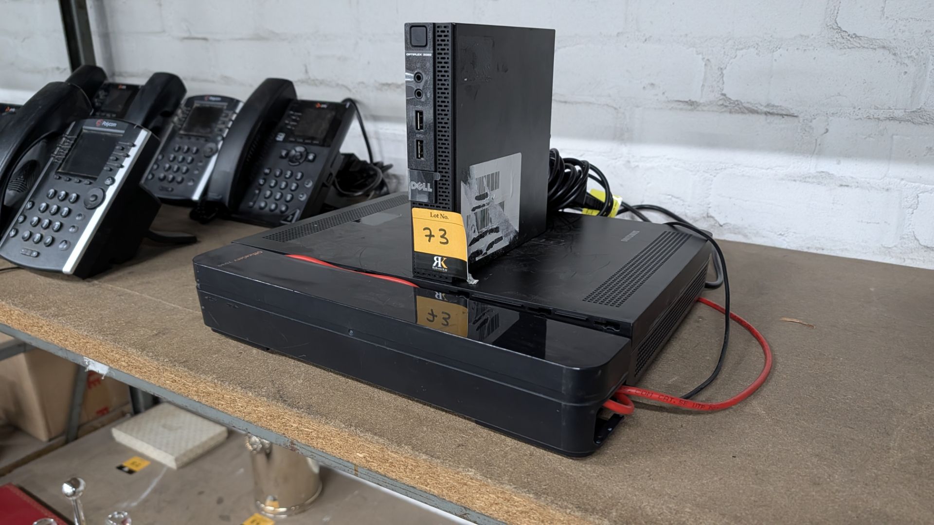 Samsung wall- mountable Phone System plus Dell Optiplex 3020 Mini PC. - Image 7 of 14
