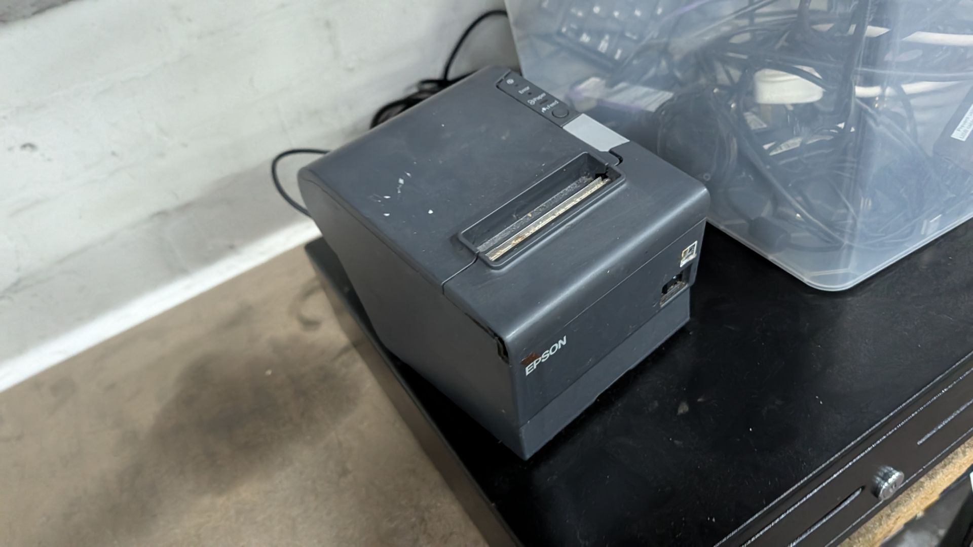Mixed Lot comprising Cash Drawer, Power Packs, Switch, EPSOM Thermal Receipt Printer, Keyboard and m - Image 11 of 12