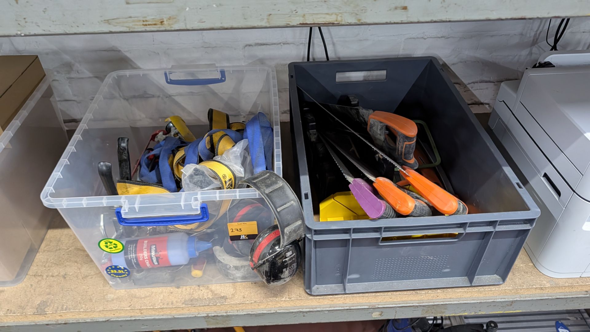 Contents off 2 of Crates of Hand Tools, Strapping, Industrial Supplies and more - Crates Excluded - Image 2 of 12