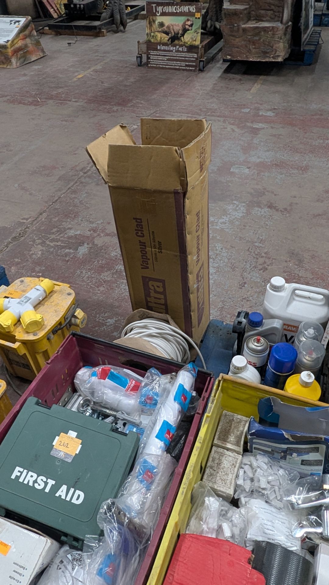 Contents of a Pallet of assorted items, including First Aid, Fixings, Spares, Cable, Toolboxes and m - Image 9 of 22
