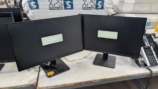 2 off LG Widescreen Computer Monitors. Including Power Packs.