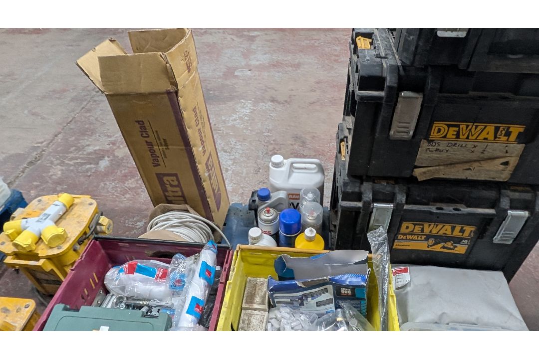 Contents of a Pallet of assorted items, including First Aid, Fixings, Spares, Cable, Toolboxes and m - Image 8 of 22