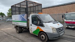 2011 Ford Transit 140 T350M LTD Dropside Tipper. Registration: NJ11 UFS. 6- Speed Manual Gearbox, 24