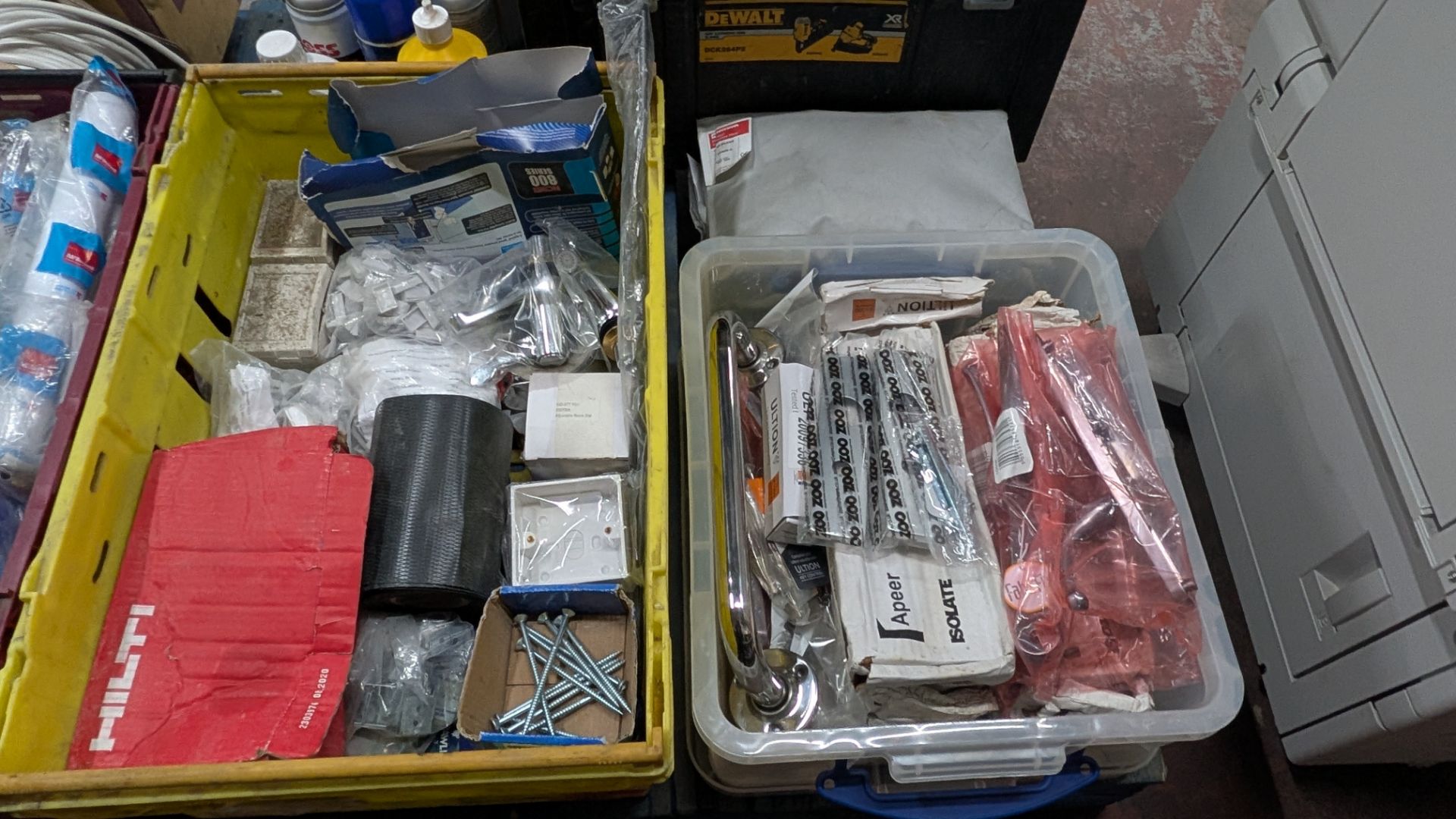Contents of a Pallet of assorted items, including First Aid, Fixings, Spares, Cable, Toolboxes and m - Image 5 of 22