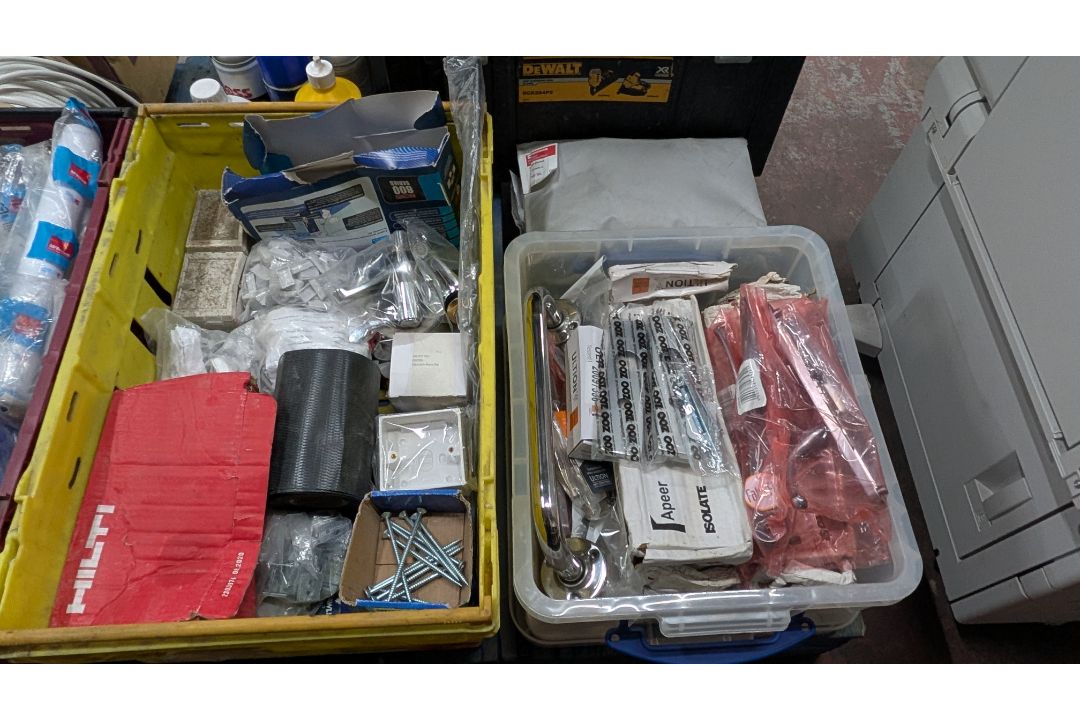 Contents of a Pallet of assorted items, including First Aid, Fixings, Spares, Cable, Toolboxes and m - Image 5 of 22