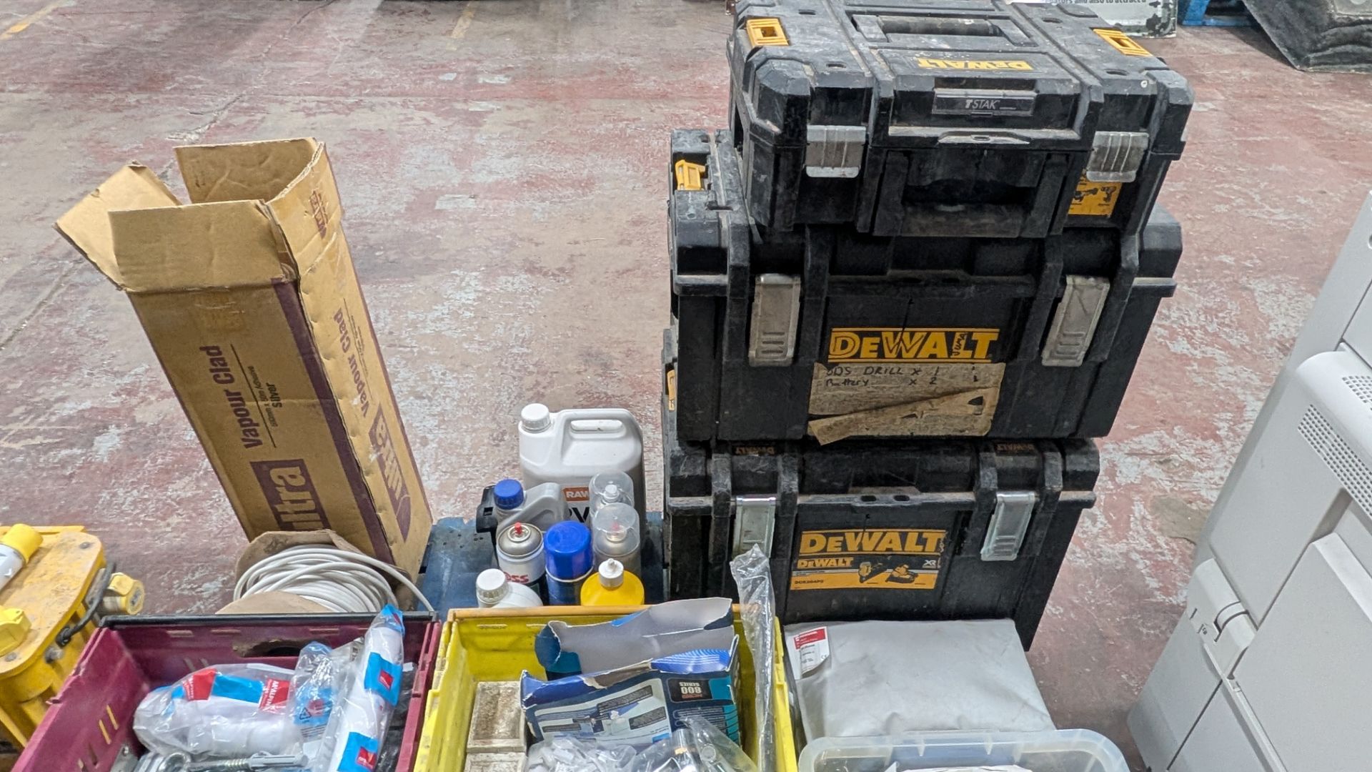 Contents of a Pallet of assorted items, including First Aid, Fixings, Spares, Cable, Toolboxes and m - Image 16 of 22