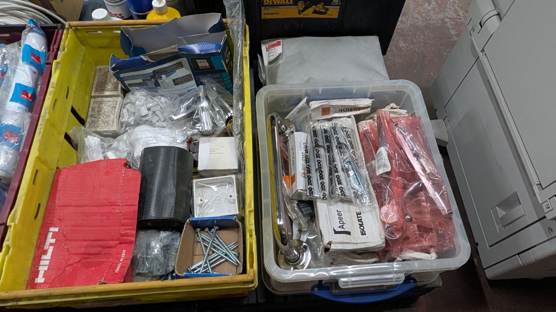 Contents of a Pallet of assorted items, including First Aid, Fixings, Spares, Cable, Toolboxes and m - Image 4 of 22