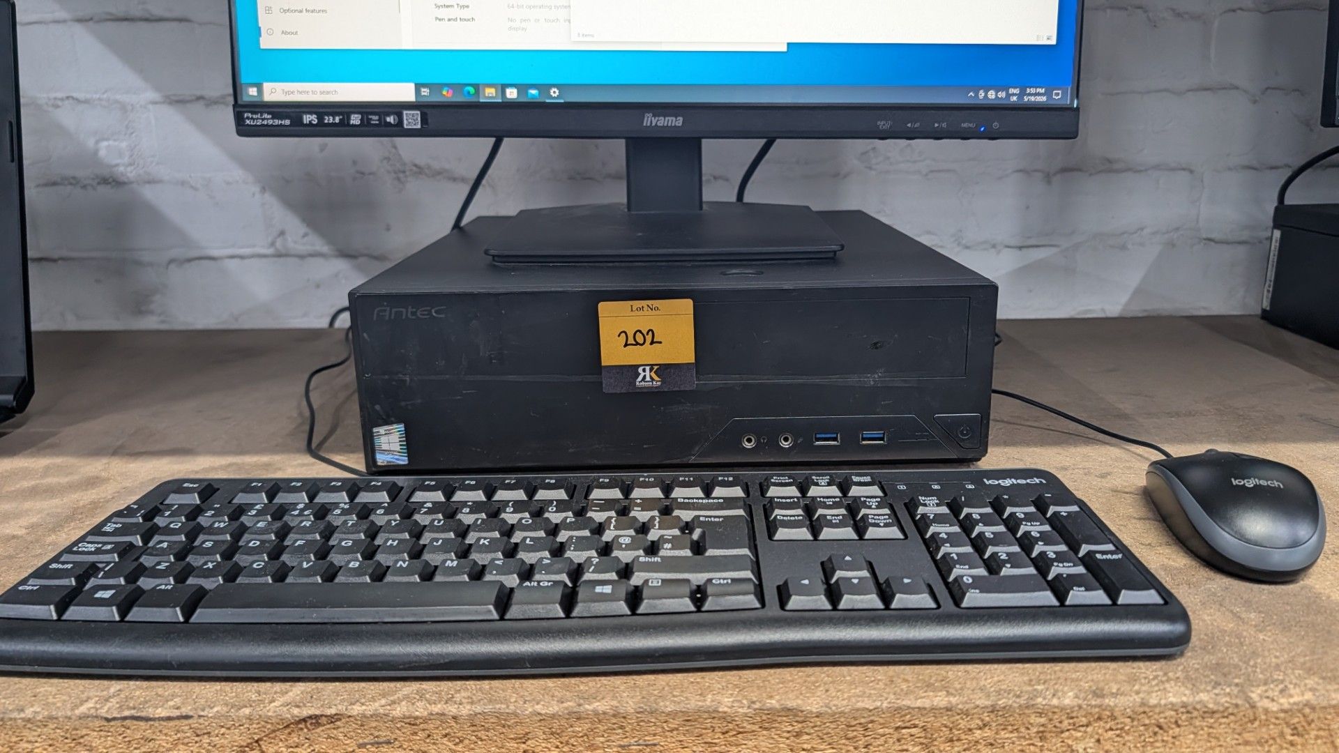 Desktop Computer with Intel Core i5-10400F CPU @ 2.9GHz, with 8GB Ram, 500 GB SSD, (NVME) Nvidia Gef - Image 5 of 11