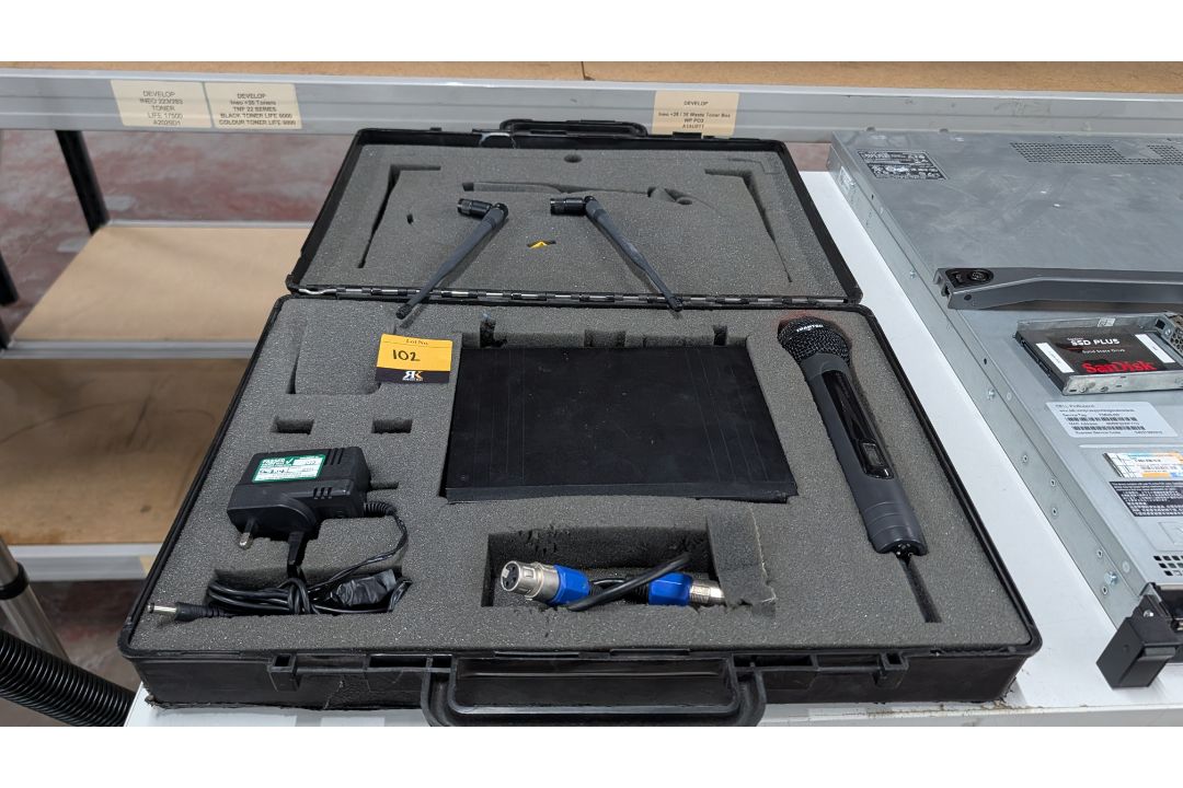 Trantec Wireless Microphone System comprising S4.5 Receiver, Handheld Wireless Microphone, Antennas, - Image 2 of 15