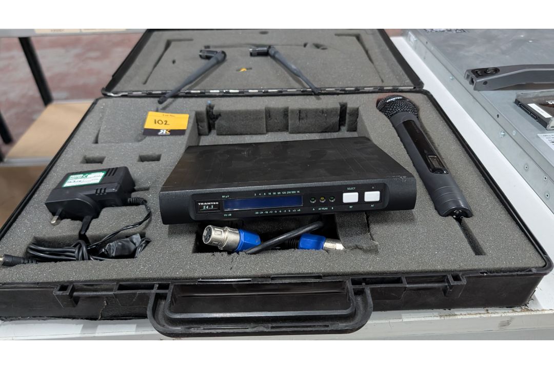Trantec Wireless Microphone System comprising S4.5 Receiver, Handheld Wireless Microphone, Antennas, - Image 9 of 15