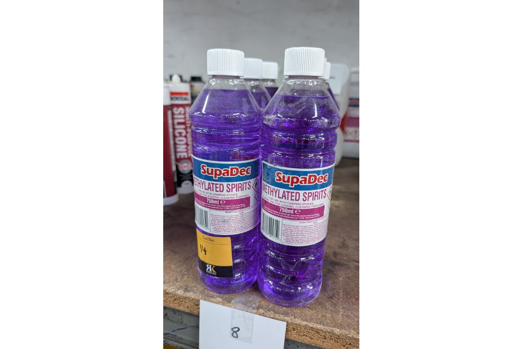 11 off Assorted Sized Bottles and Tubs of Methylated Spirits. - Image 9 of 17
