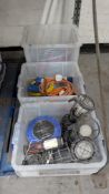 The contents of 3 Crates of Heavy- Duty Electrical Cable, Inspection Lamps and more. NB- Crates Excl