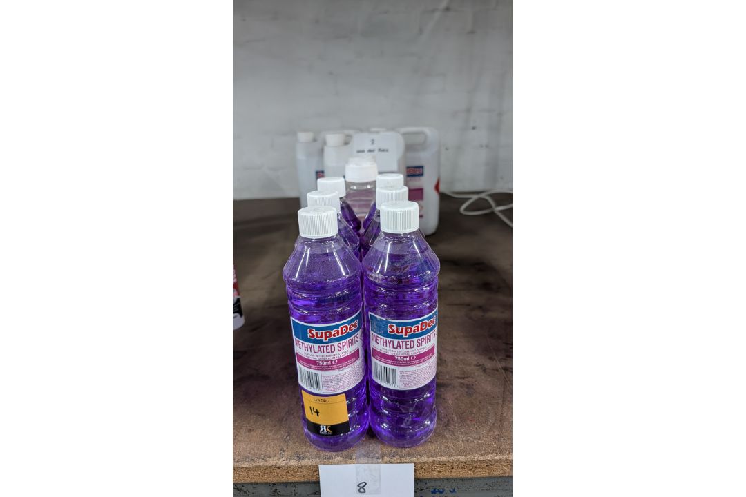11 off Assorted Sized Bottles and Tubs of Methylated Spirits. - Image 2 of 17