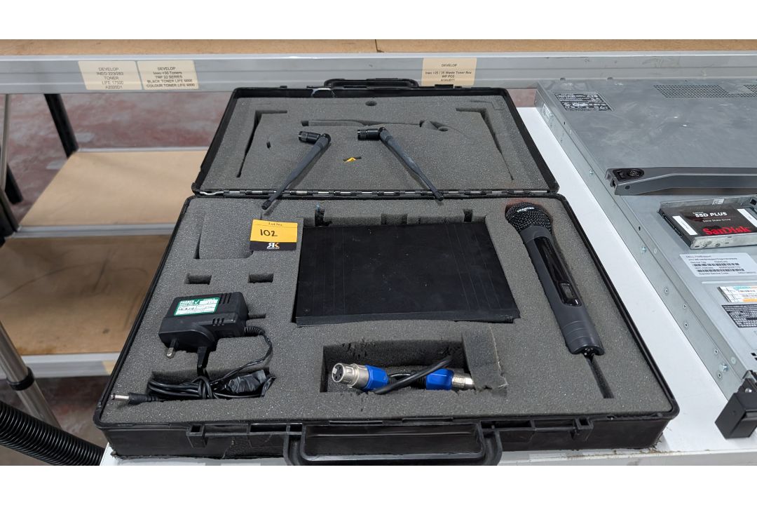 Trantec Wireless Microphone System comprising S4.5 Receiver, Handheld Wireless Microphone, Antennas, - Image 3 of 15