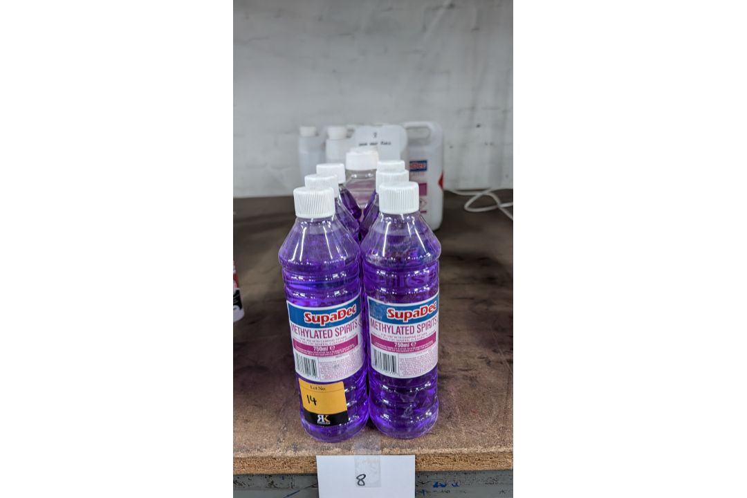 11 off Assorted Sized Bottles and Tubs of Methylated Spirits. - Image 4 of 17