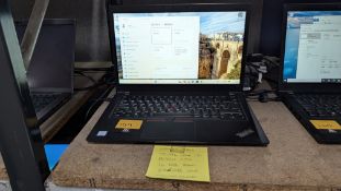 Lenovo T480S Think Pad Notebook Computer with Intel Core i7, 8650U Processor, 16GB RAM, 256GB SSD an