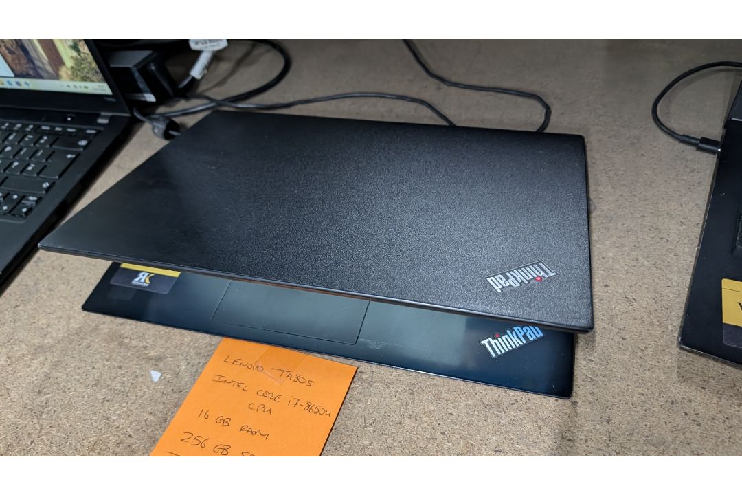 Lenovo T480S Think Pad Notebook Computer with Intel Core i7, 8650U Processor, 16GB RAM, 256GB SSD, L - Image 11 of 16