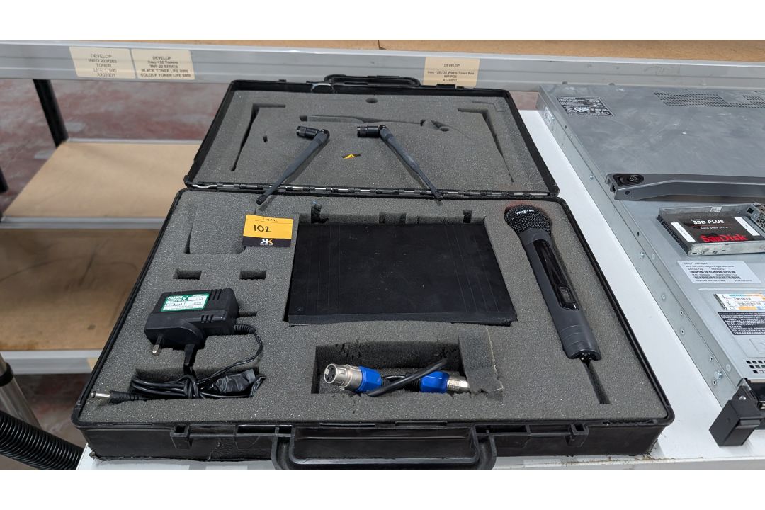 Trantec Wireless Microphone System comprising S4.5 Receiver, Handheld Wireless Microphone, Antennas, - Image 1 of 15