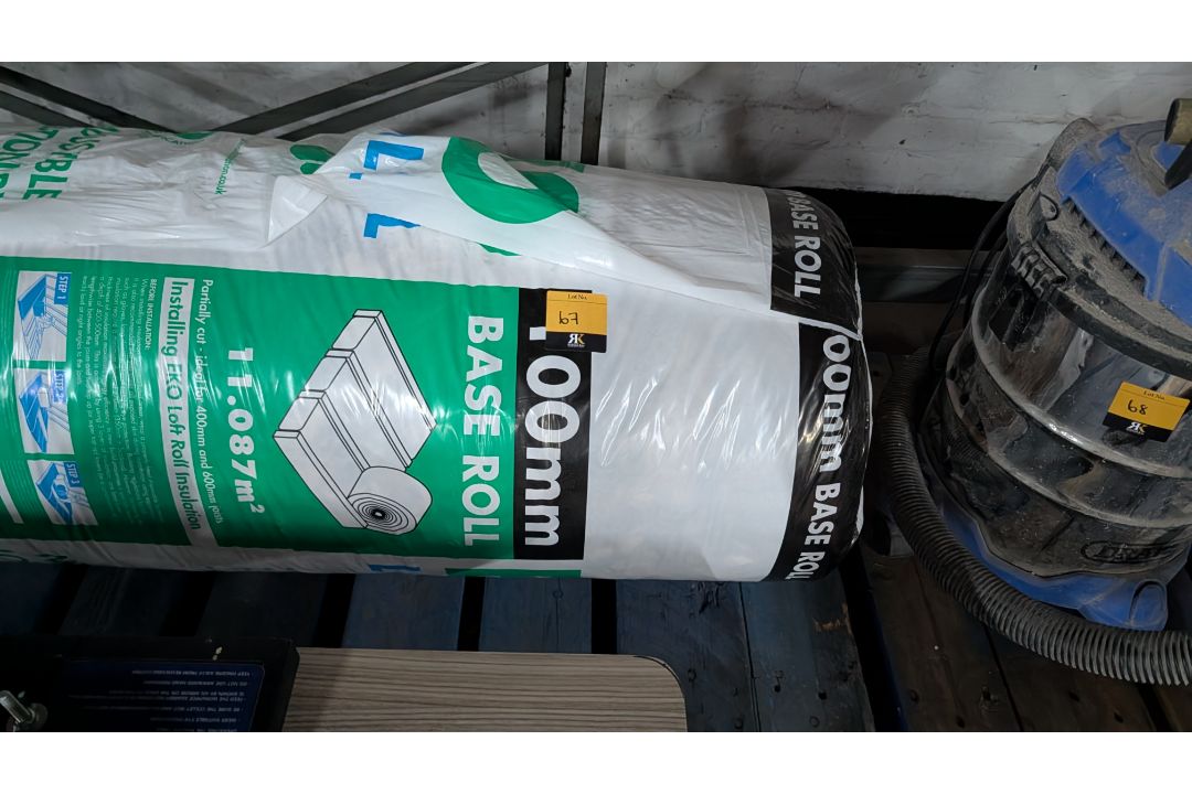 Roll of 100mm Insulation. - Image 3 of 8