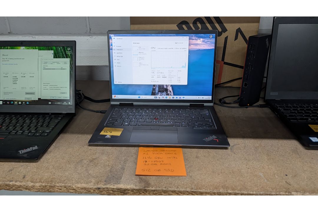 Lenovo Thinkpad X1 Yoga Gen 6 Notebook Computer, 11th Gen, Intel Core i7 1185G7 Processor, 32GB RAM, - Image 2 of 21