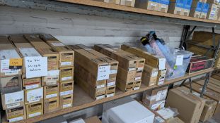 The contents of a Bay of Toner, Toner Kits, Waste Kits and more.