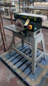 Record Power Model: BDS250 Floor Standing Belt and Disc Sander.