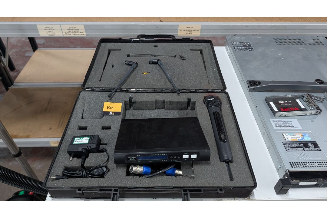 Trantec Wireless Microphone System comprising S4.5 Receiver, Handheld Wireless Microphone, Antennas, - Image 11 of 15