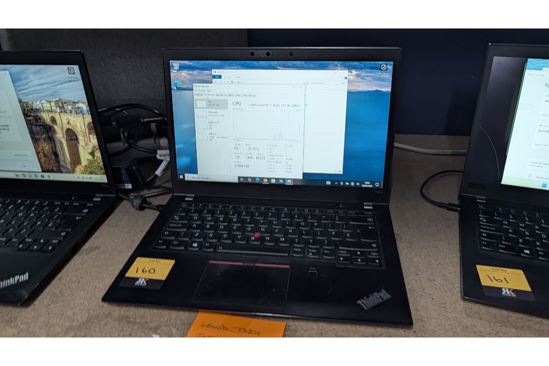 Lenovo T480S Think Pad Notebook Computer with Intel Core i7, 8650U Processor, 16GB RAM, 256GB SSD, L - Image 4 of 16