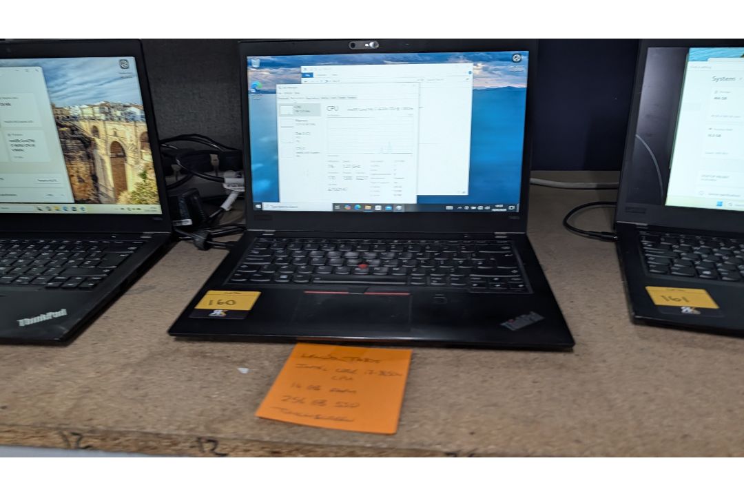 Lenovo T480S Think Pad Notebook Computer with Intel Core i7, 8650U Processor, 16GB RAM, 256GB SSD, L - Image 3 of 16