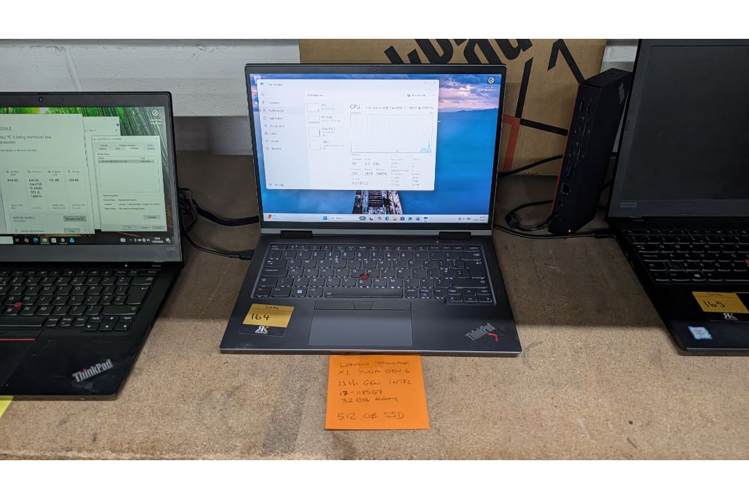 Lenovo Thinkpad X1 Yoga Gen 6 Notebook Computer, 11th Gen, Intel Core i7 1185G7 Processor, 32GB RAM, - Image 3 of 21