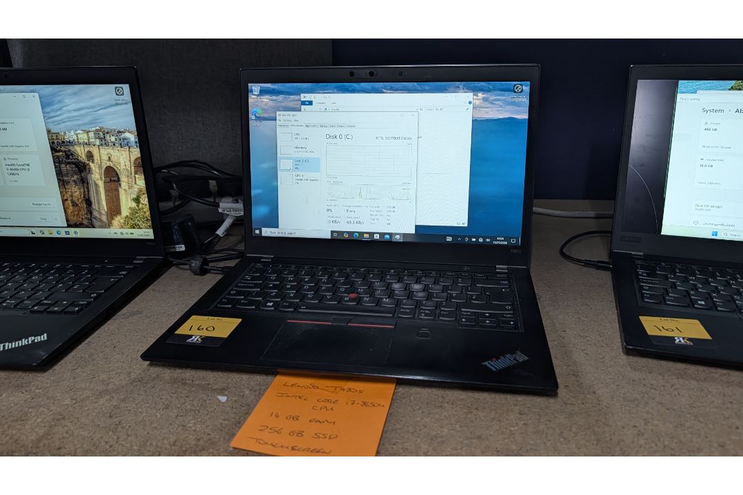 Lenovo T480S Think Pad Notebook Computer with Intel Core i7, 8650U Processor, 16GB RAM, 256GB SSD, L - Image 16 of 16